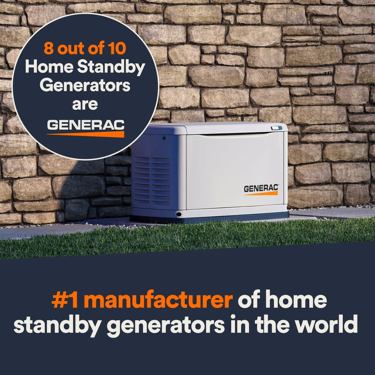 Génératrice Generac Guardian 7171 en mode Quiet-Test pour un fonctionnement discret au propane
