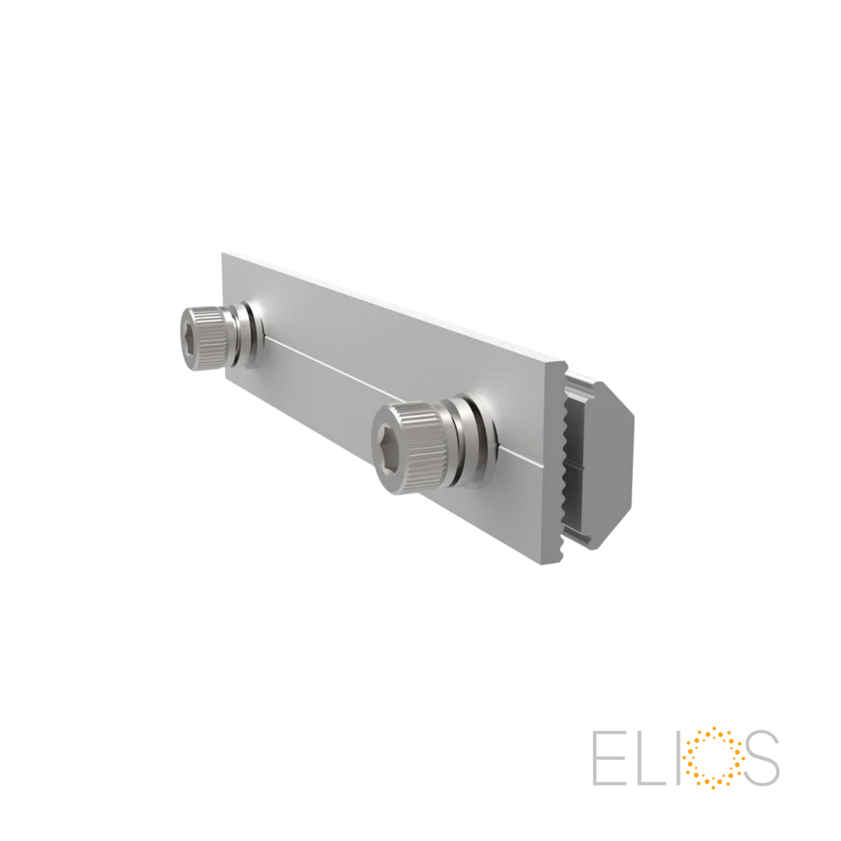 Kit de jonction Elios en aluminium de 200mm pour relier deux rails solaires