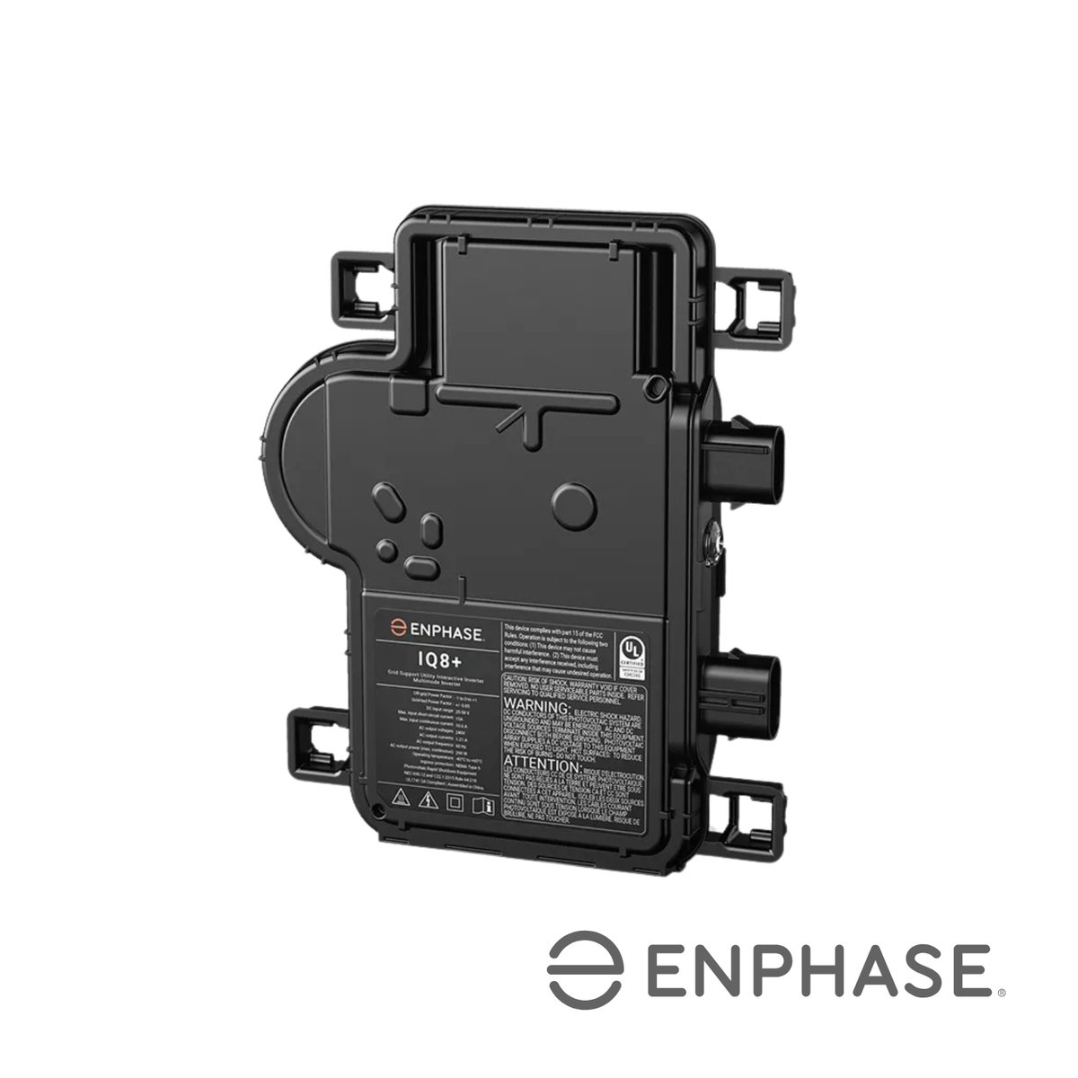 Micro-onduleur Enphase IQ8+ de 300VA destiné à un panneau solaire de 60 ou 72 cellules