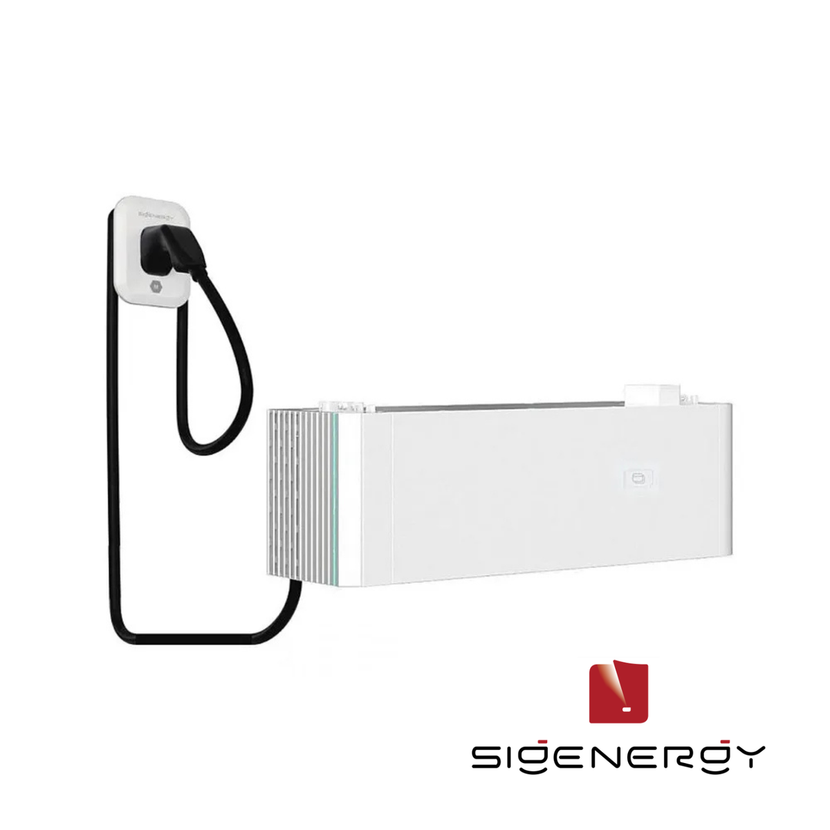 Borne de recharge véhicule électrique Sigenergy 25 kW à courant continu avec câble de 25 pieds