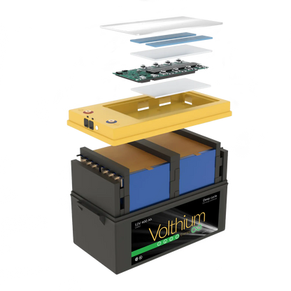 BMS accessible de la batterie LiFePO4 Volthium 400Ah pour diagnostic et entretien