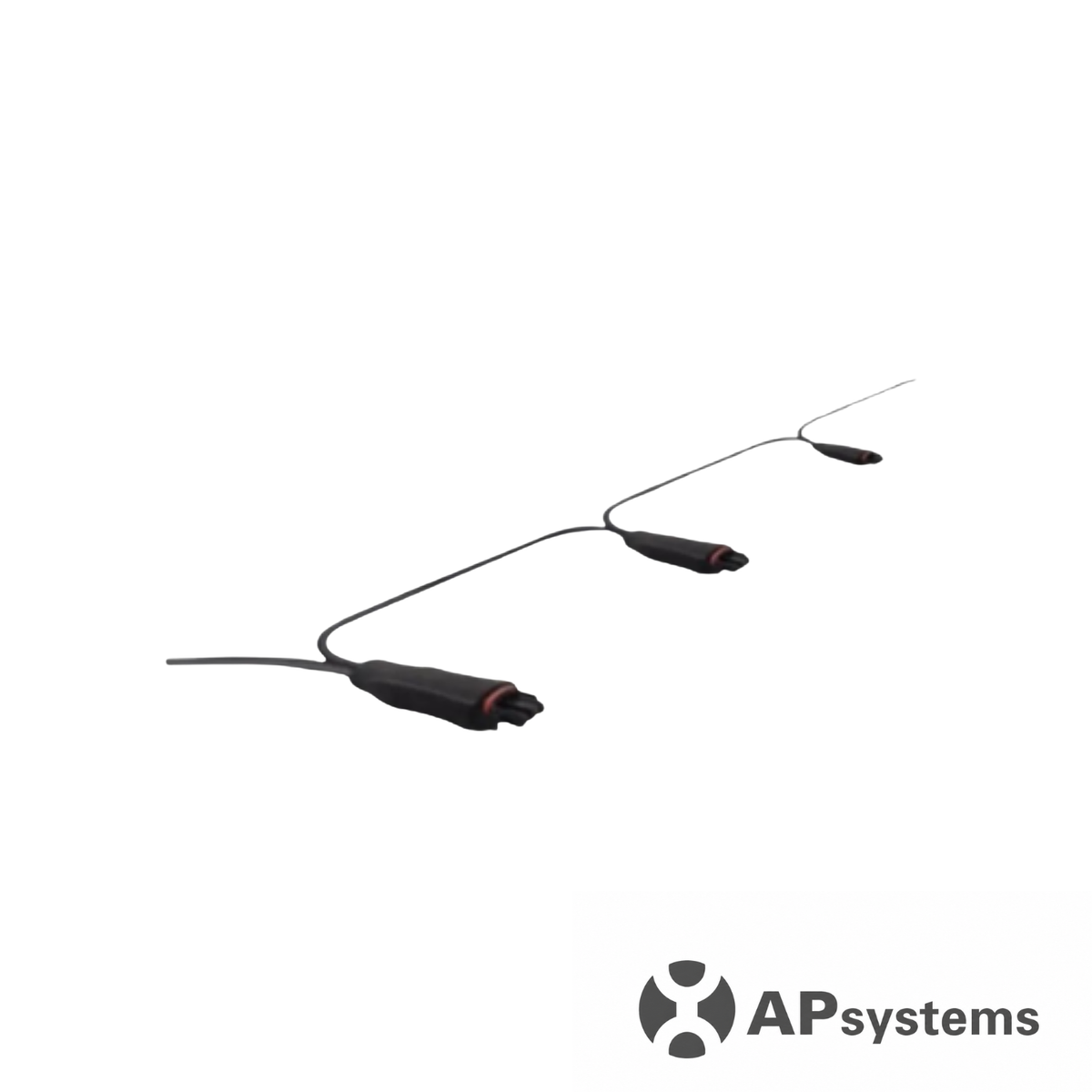 Câble trunk AC APsystems 30A de 2,4 mètres reliant des micro-onduleurs DS3.
