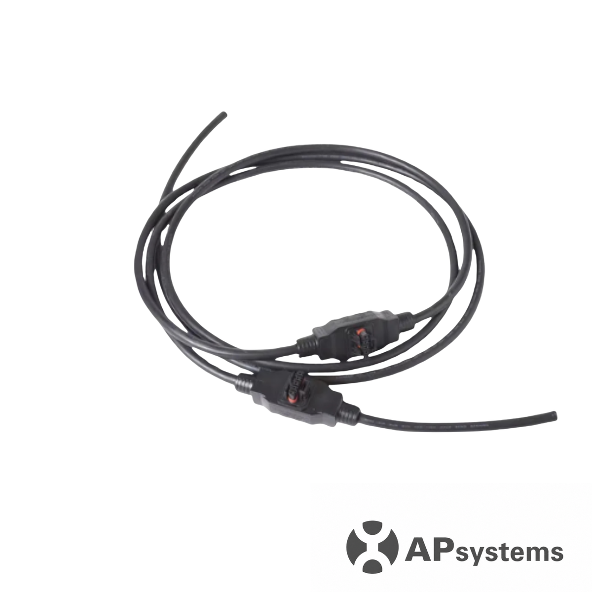 Câble trunk APsystems QT2 2,4 m IP67, 5 conducteurs 10AWG pour micro-onduleurs