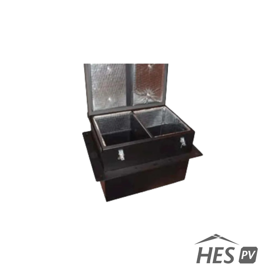 Coffret batterie isolé BBOX-4-IXW à montage mural pour quatre batteries, certifié NEMA 4