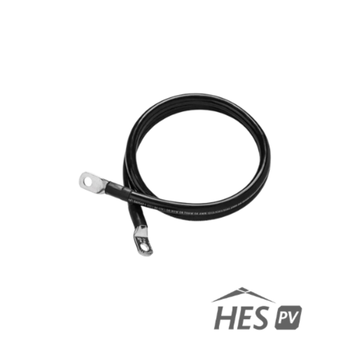 Câble batterie préassemblé 4/0 AWG de 16 pouces pour systèmes de stockage à haute intensité