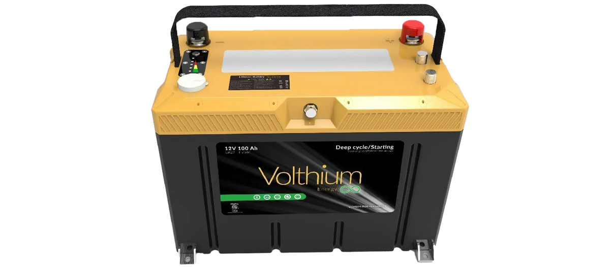 Batterie Volthium 100Ah PRO Series au boîtier étanche certifié IP67