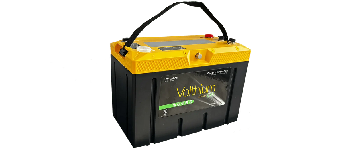 Étiquette de certification UL1973 sur la batterie Volthium 100Ah