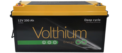 Batterie Volthium 12V 200Ah format 4D avec double chauffage automatique et manuel