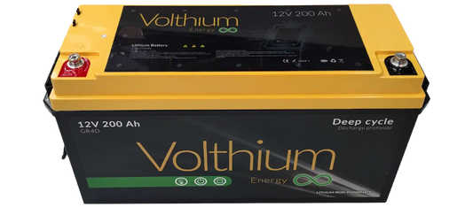BMS accessible de la batterie LiFePO4 Volthium 200Ah pour suivi de charge