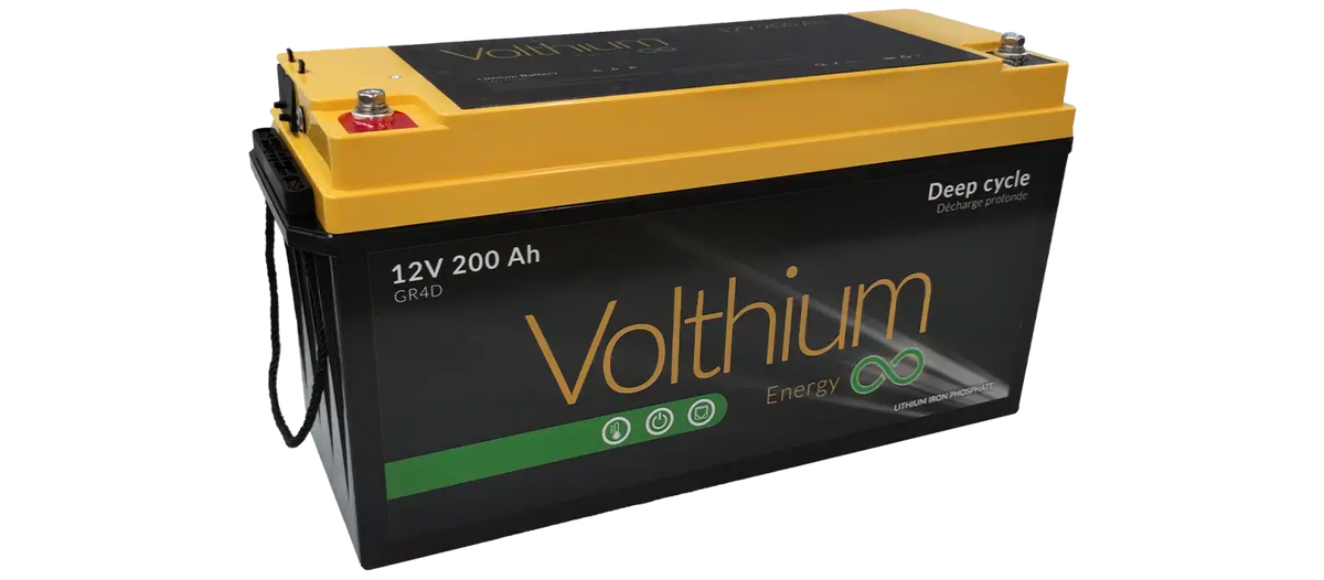 Certifications UL1973 et IEC apposées sur la batterie Volthium 200Ah