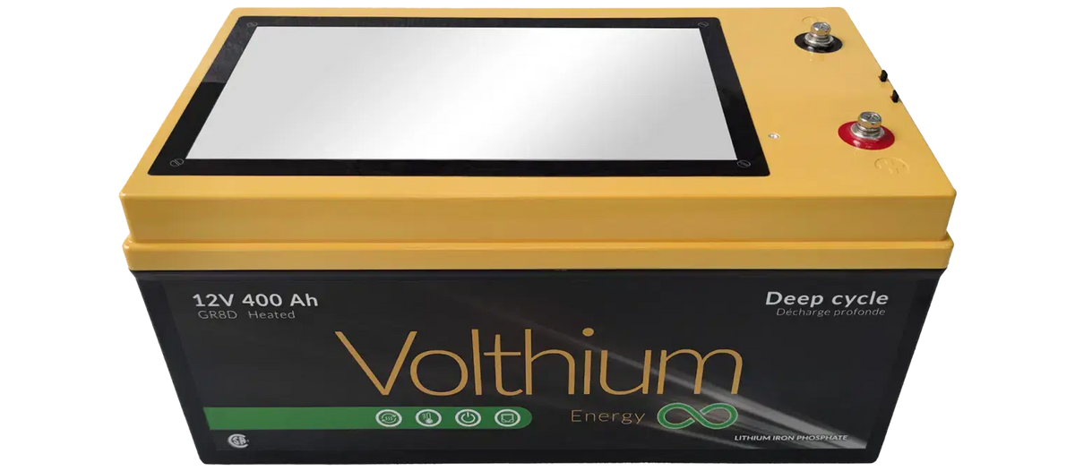 Boîtier IP55 de la batterie Volthium 12V 400Ah fabriquée au Québec