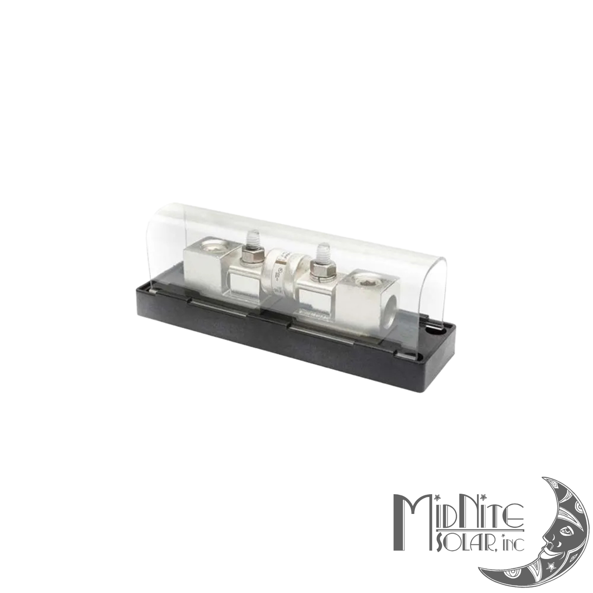 Bloc fusible MidNite CFB-400 de 400A avec cosses préinstallées pour onduleur.