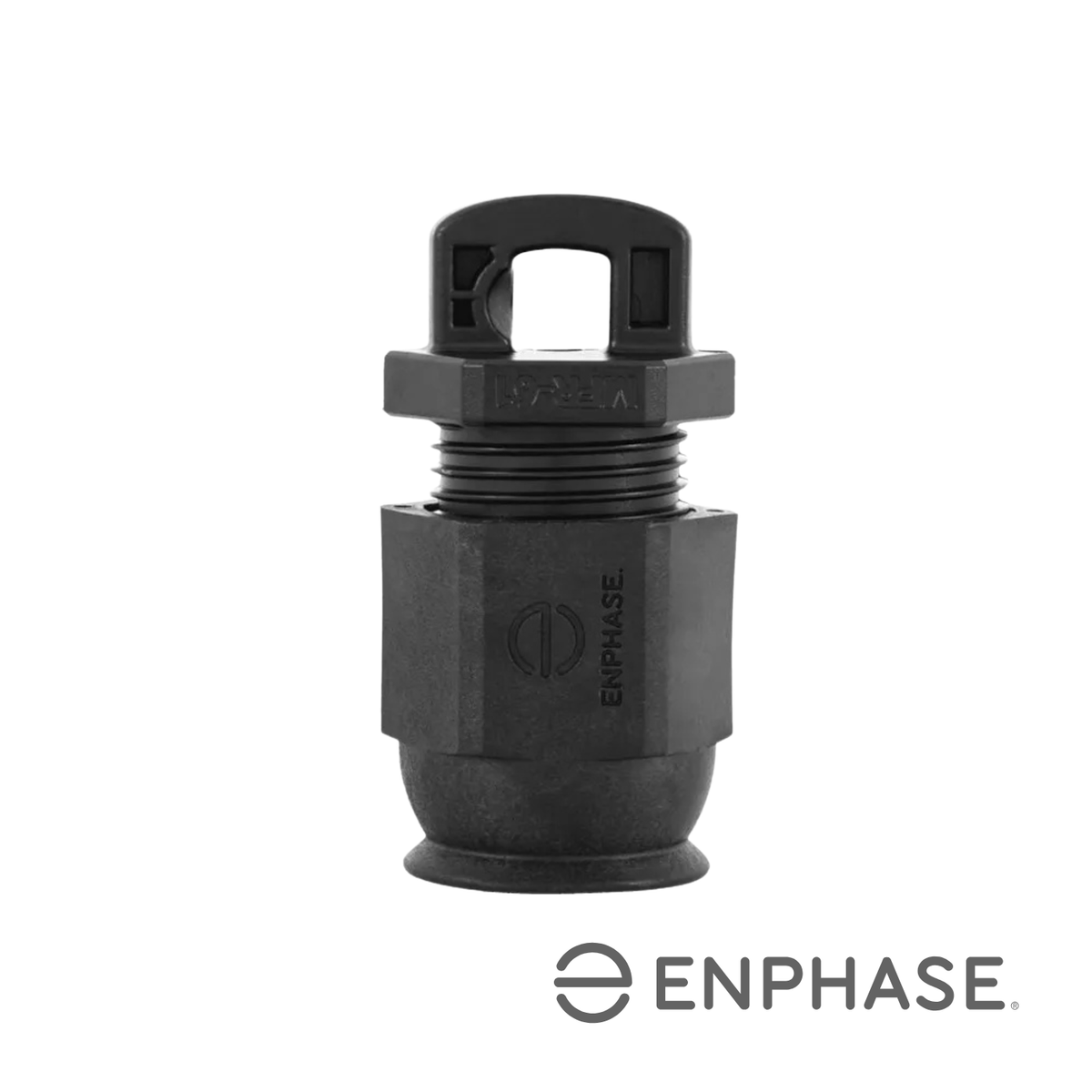 Embout Enphase IP67 pour protéger un connecteur Q-Series laissé inutilisé sur un câble trunk