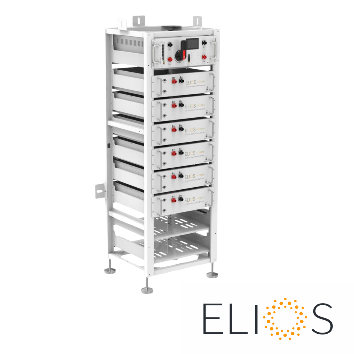 Système de stockage Elios EO-HV certifié UL 1973, UL 9540 et UL 9540A