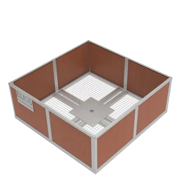 Socle Elios Basket 8 Panel Post conçu pour résister à des vents soutenus