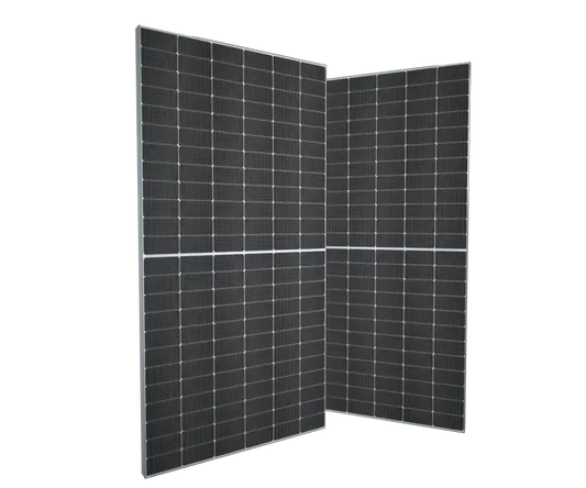 Face arrière active du panneau bifacial Elios Voltaic 600 W technologie TOPCon