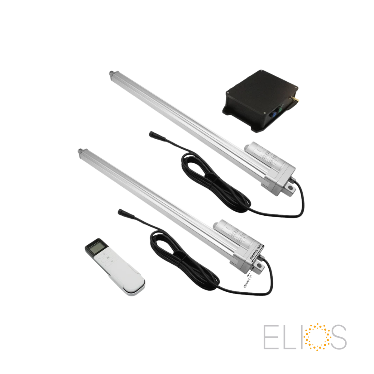 Kit actuateur Elios ContrackD avec boîtier de contrôle et télécommande