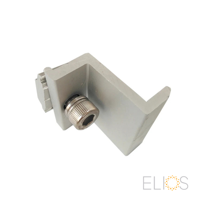 Pince d'extrémité Elios Solar en aluminium anodisé pour panneau de 35 mm