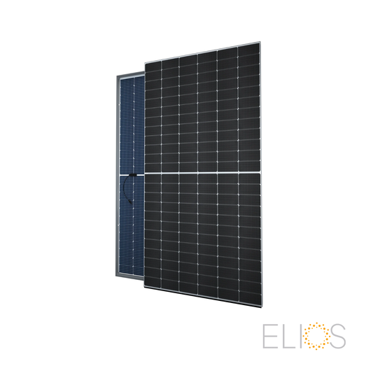Panneau solaire Elios Voltaic 600HC-BF bifacial à 16 demi-cellules TOPCon