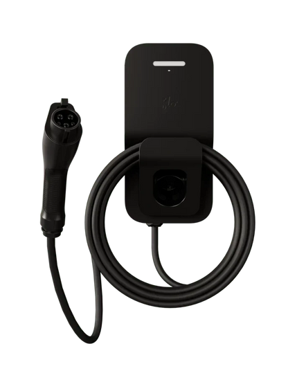 Câble de recharge intégré de la borne FLO Maison X3 pour véhicule électrique