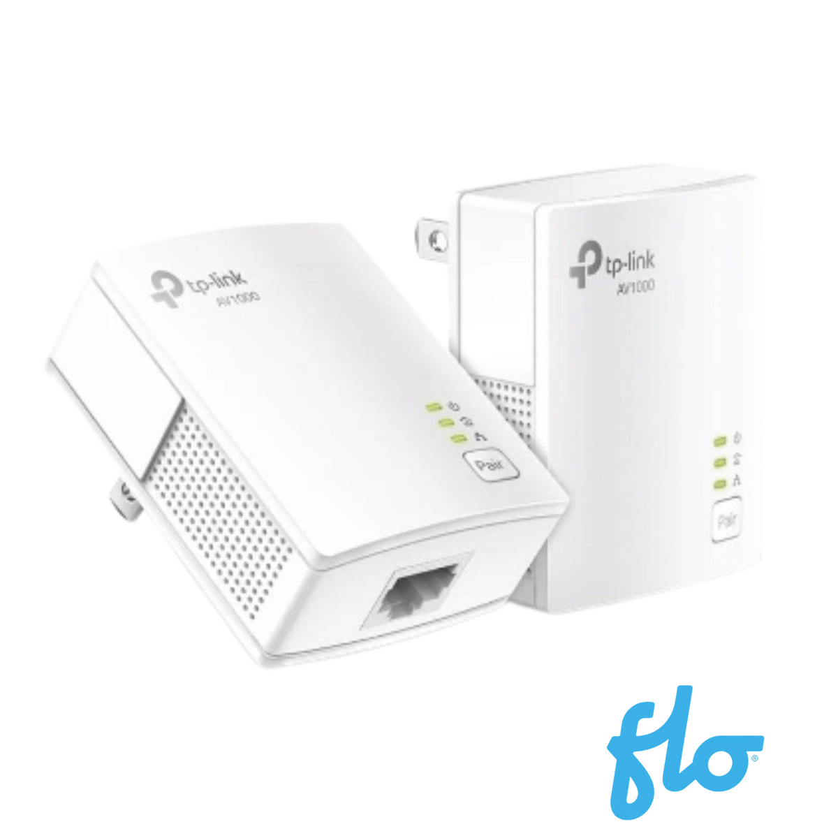 Boîtier de l'adaptateur CPL D-Link DHP-308AV avec ports Ethernet pour connexion filaire