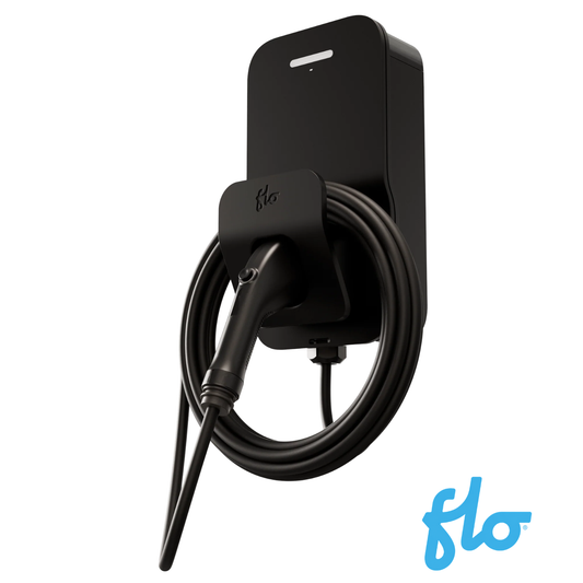Borne de recharge résidentielle FLO Home X8 pour véhicule électrique, puissance 19,2 kW.