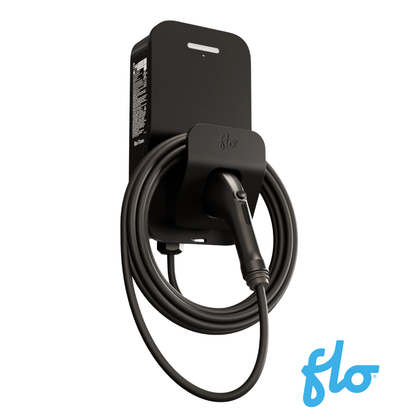 Câble de recharge de la borne résidentielle FLO Home X8, courant nominal de 80A.