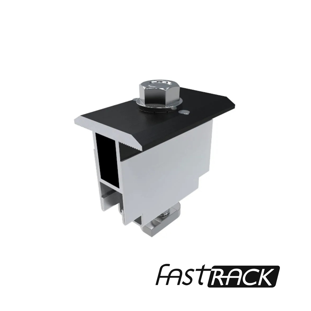 Pince intermédiaire Fast-Rack FR-MIGS-30-BL avec mise à la terre intégrée pour cadres 30mm