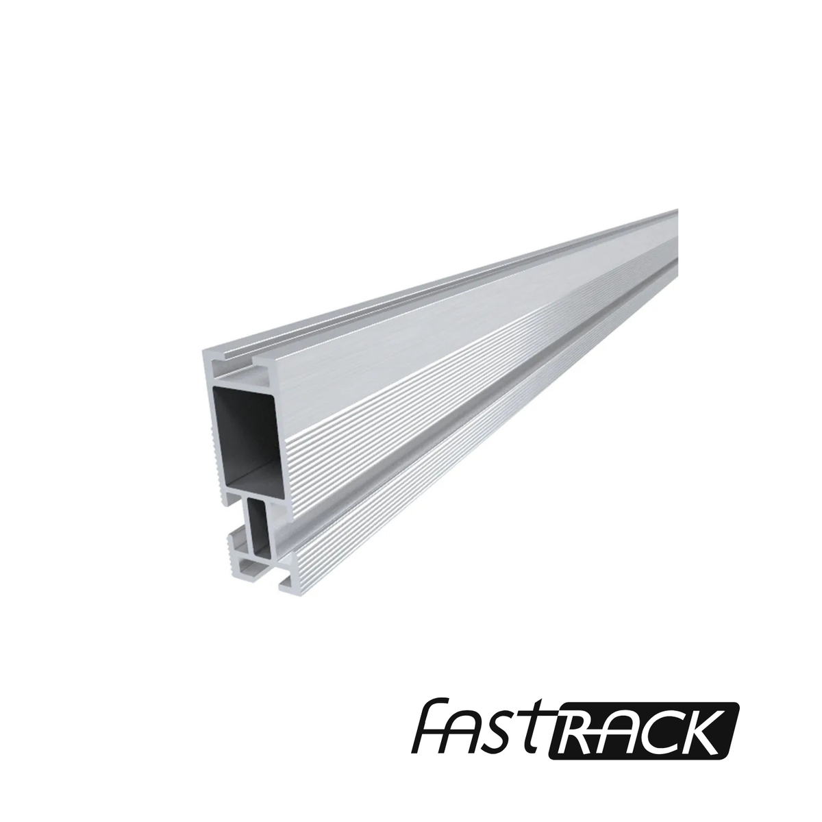 Rail Fast-Rack HD de 173 pouces prépercé pour montage de panneaux solaires