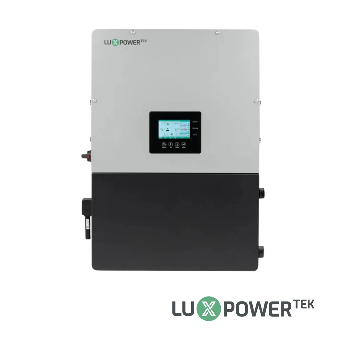 Onduleur hybride LuxPower 16kW split-phase avec protections AFCI et Rapid Shutdown intégrées