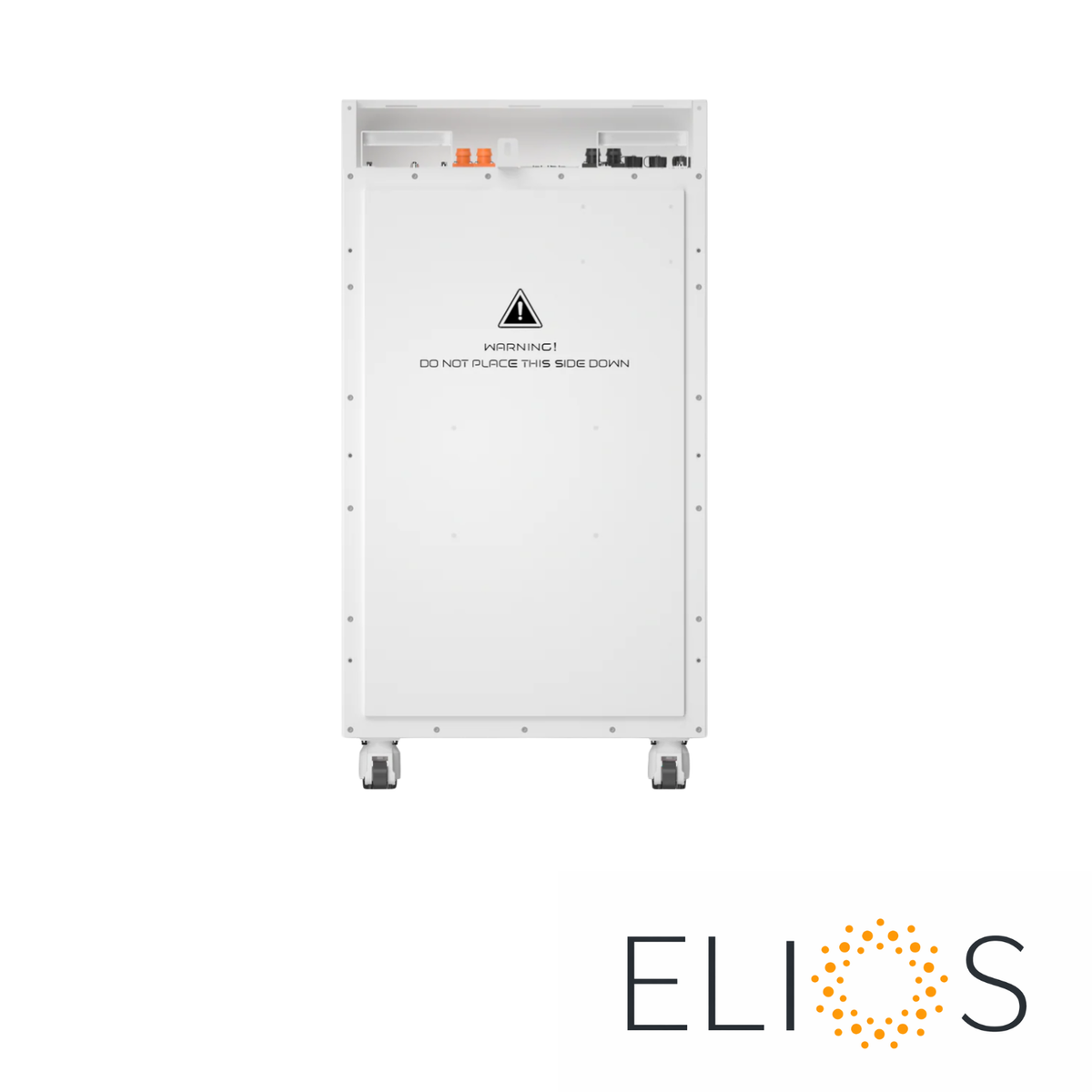 Bornes de raccordement haute capacité sur la batterie Elios LiFePO4 16kWh