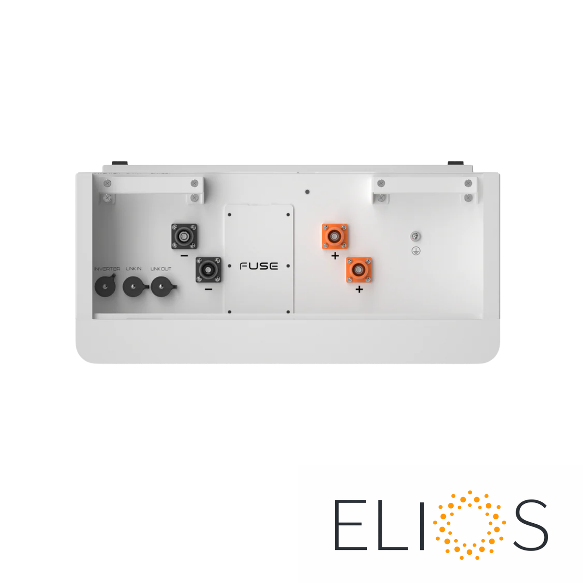 Vue d'ensemble du module de stockage LiFePO4 Elios 16kWh chauffé et connecté WiFi