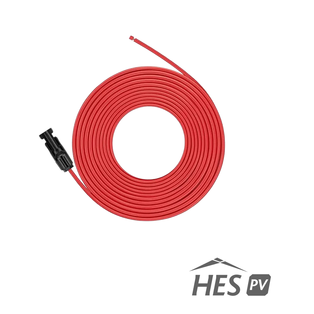 Câble solaire HESpv MC-RED-100 rouge de 100 pieds pour liaisons positives home run