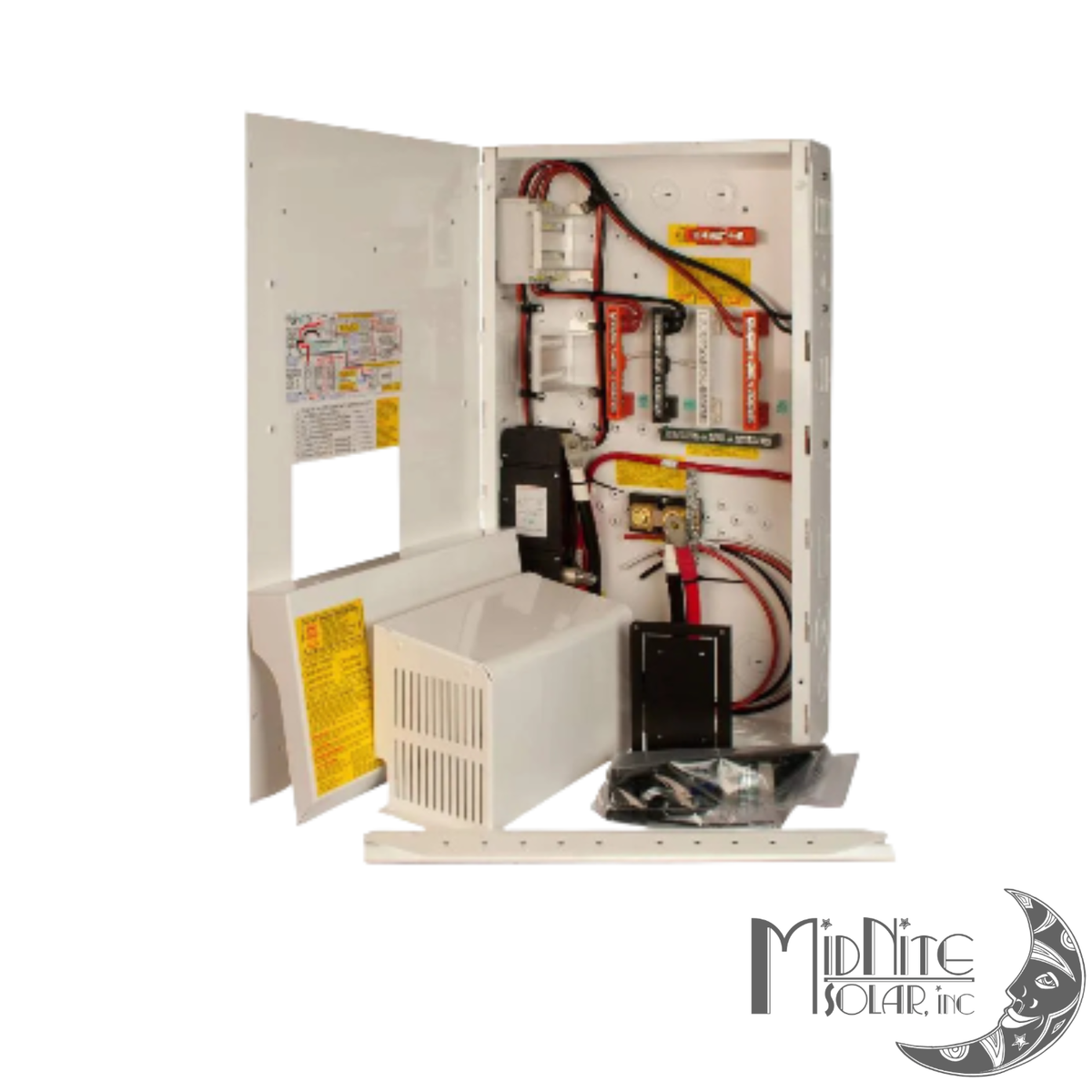 E-Panel MidNite Solar en acier, pré-câblé pour onduleurs MS4448PAE, disjoncteur 175A