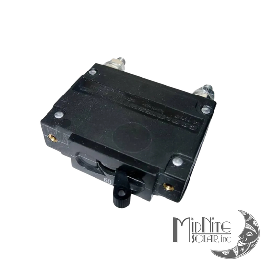 Disjoncteur DC MidNite MNEDC-80 de 80A pour circuit solaire résidentiel ou commercial.