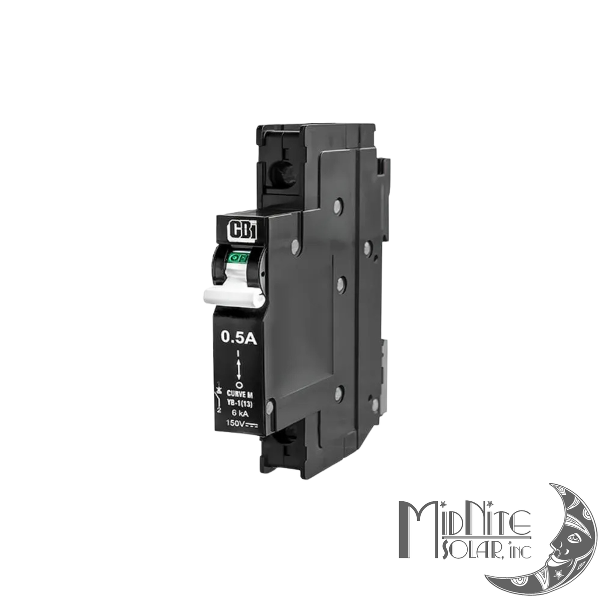 Disjoncteur DC MidNite MNEPV-10, 10A, 150V, montage rail DIN pour coffrets solaires