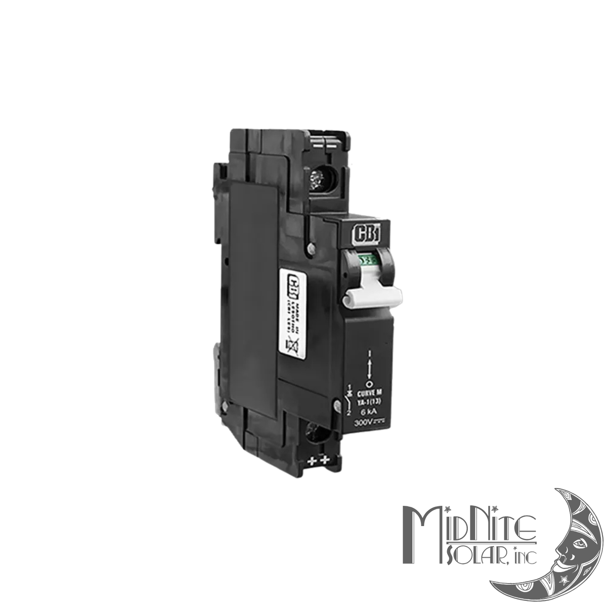 Disjoncteur DC MidNite MNEPV20-300-1PP de 20A 300V à montage sur rail DIN.