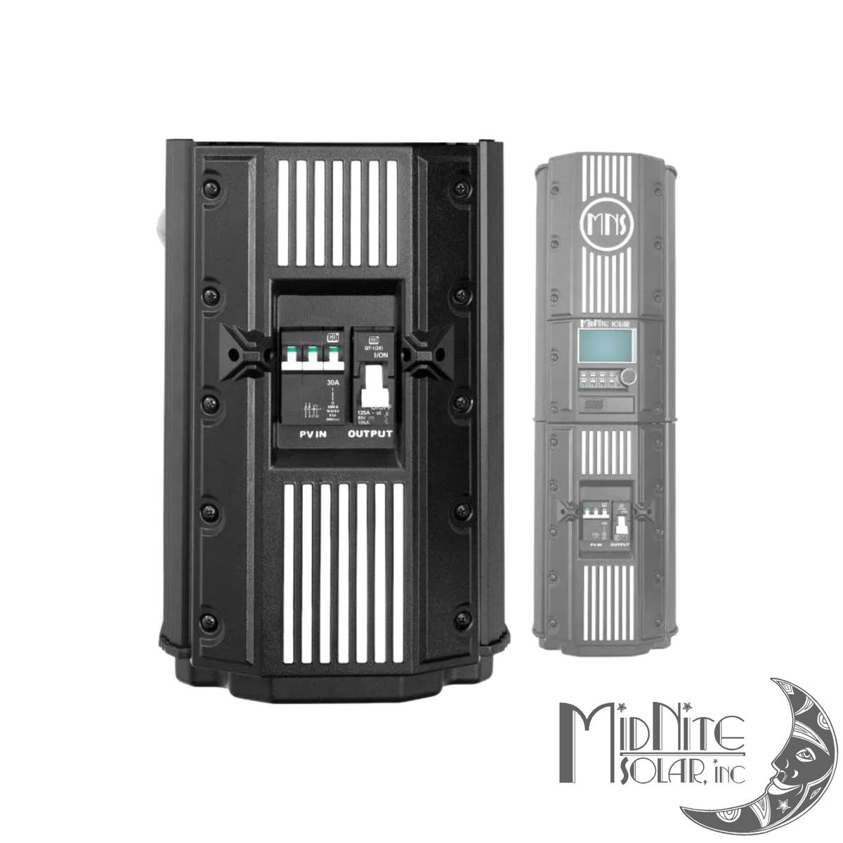 Boîtier de protection DC MidNite BB125, 125A en sortie et 600V en entrée.
