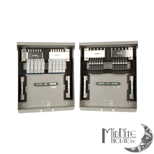 Boîtier combiner solaire MidNite MNPV12 à douze entrées, boîtier extérieur type 3R