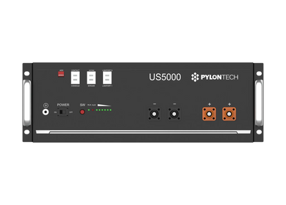 Batterie Pylontech US5000 au format rack 19 pouces pour système de stockage 48V