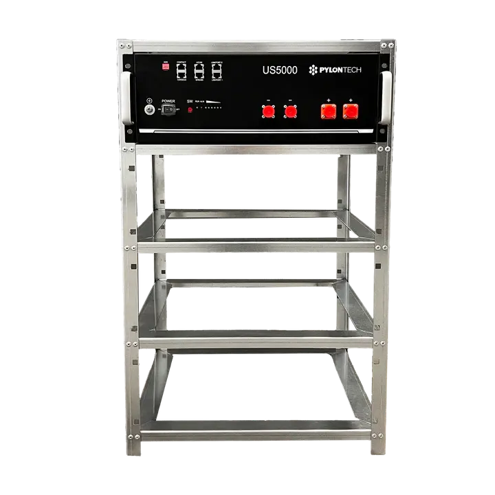 Structure de rangement Elios modèle Elios-5002 pour banc de batteries lithium Pylontech