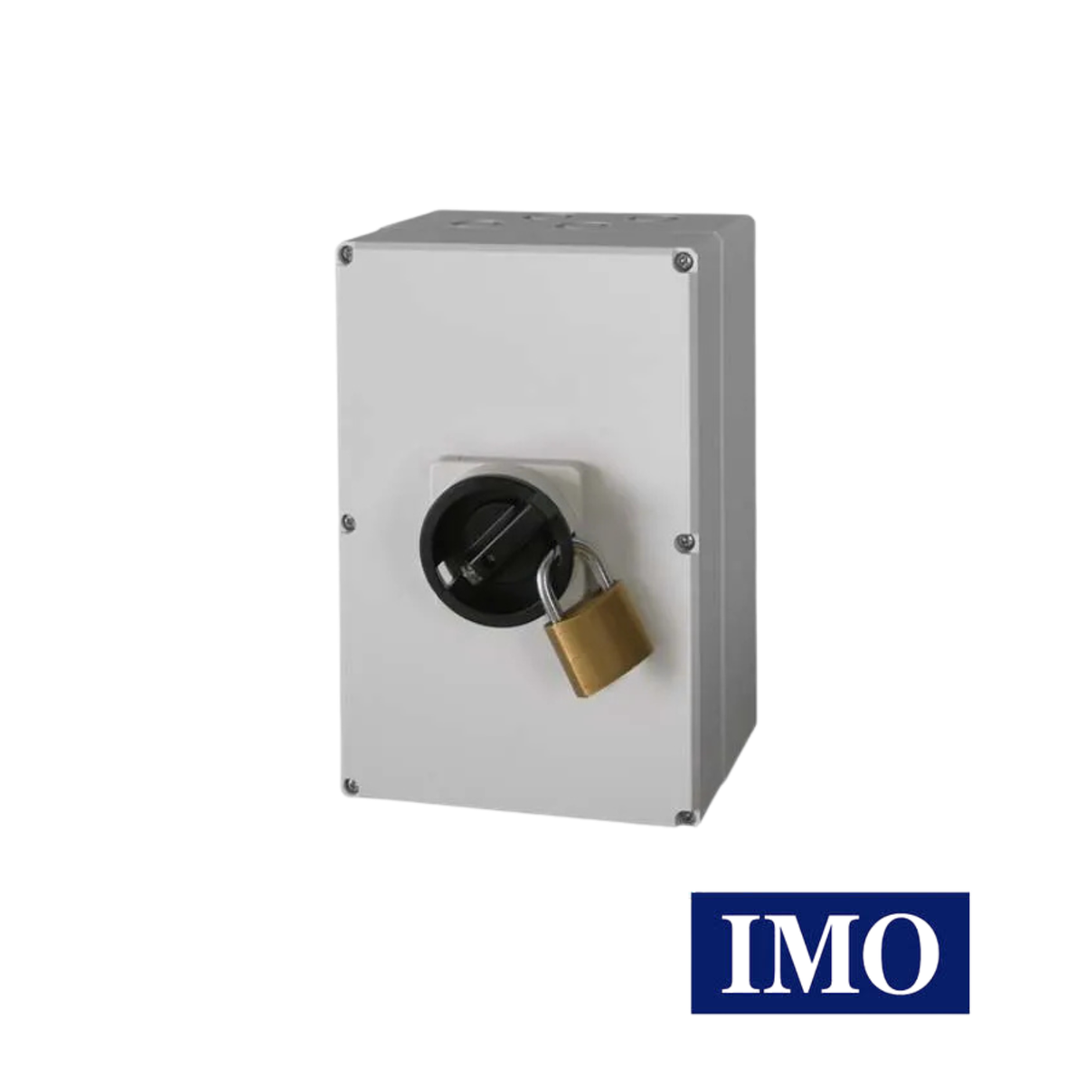 Interrupteur-sectionneur DC IMO 8 pôles 40 A monté dans une armoire électrique