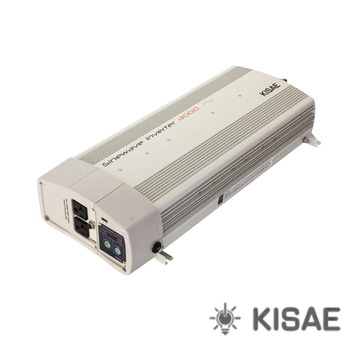 Onduleur Kisae 3000W 12V pur sinus avec commutateur de transfert automatique 30A.