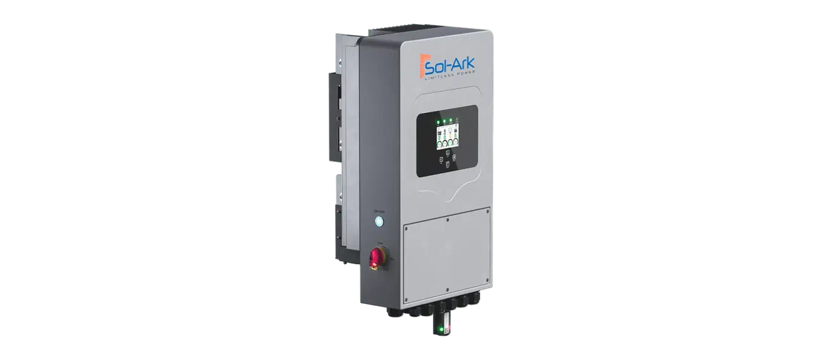 Bornes de raccordement MPPT de l'onduleur hybride Sol-Ark 5K-1P 120V