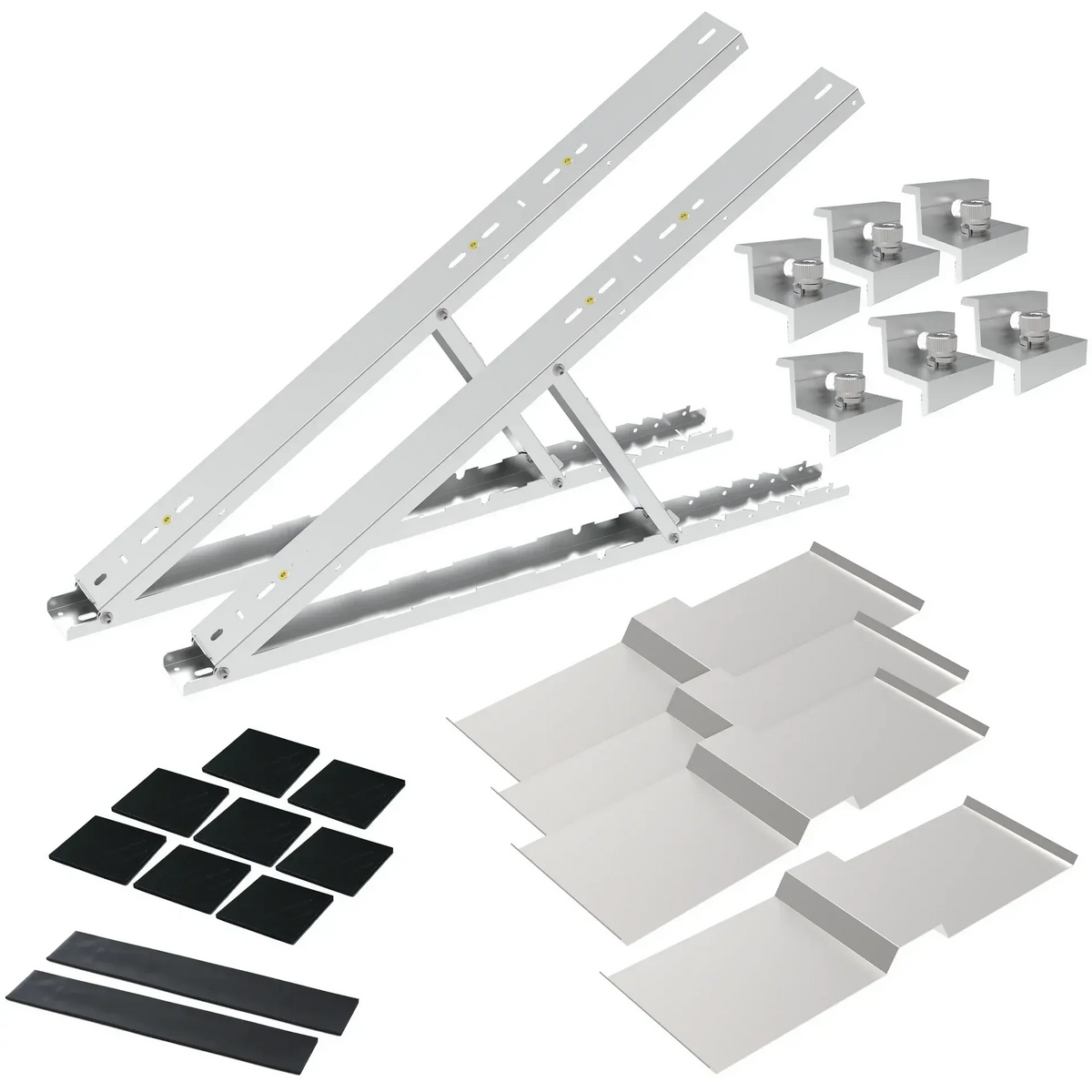 Angle d'inclinaison du panneau fixé sur le support Elios Tectum T1