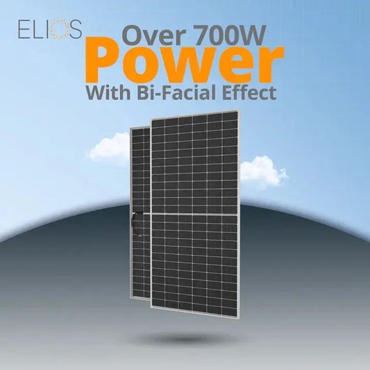 Face arrière active du panneau solaire haute performance Elios 585HC-BF