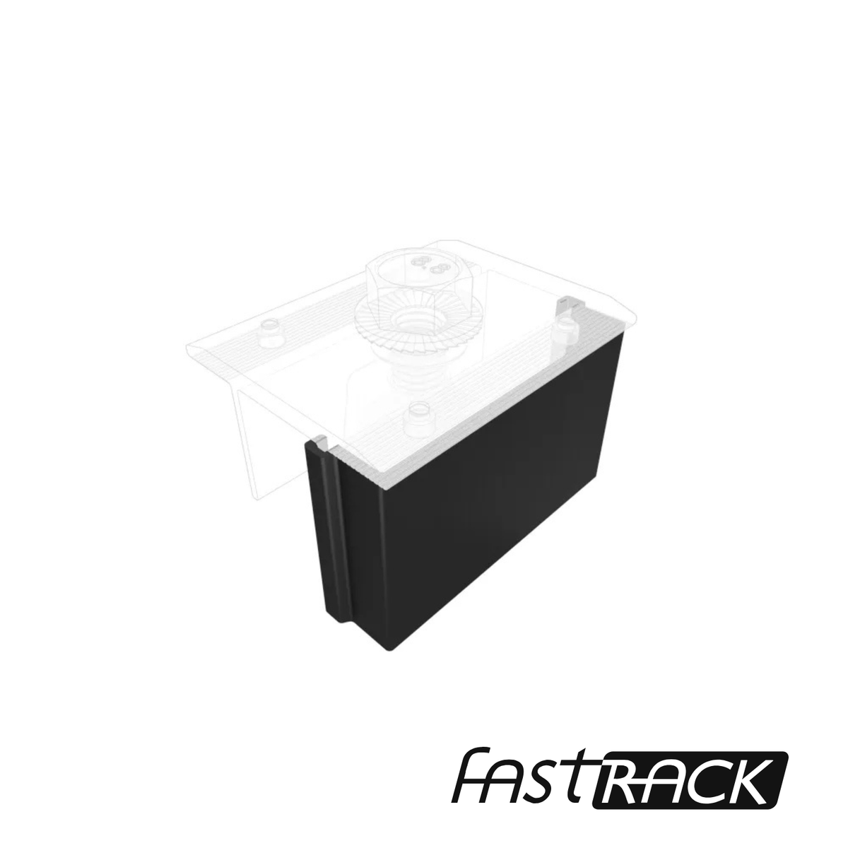 Pince de fin Click Lock Fast-Rack 30mm noire pour rail de panneau solaire