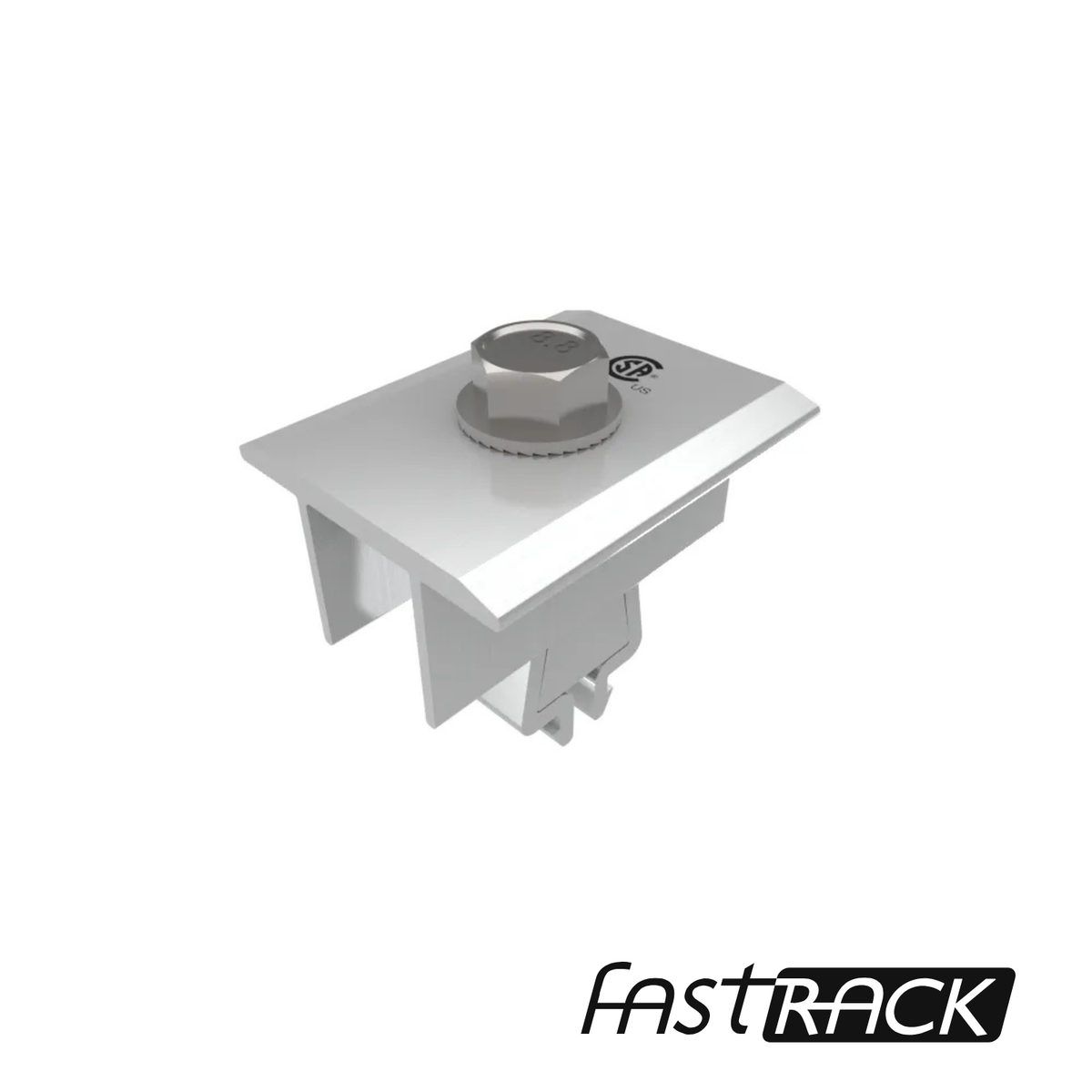 Pince de fin Click Lock Fast-Rack 30mm pour rail de panneau solaire