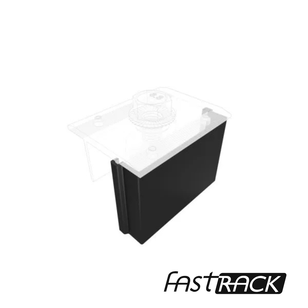 Pince de fin Click Lock Fast-Rack 35mm noire pour rail de panneau solaire
