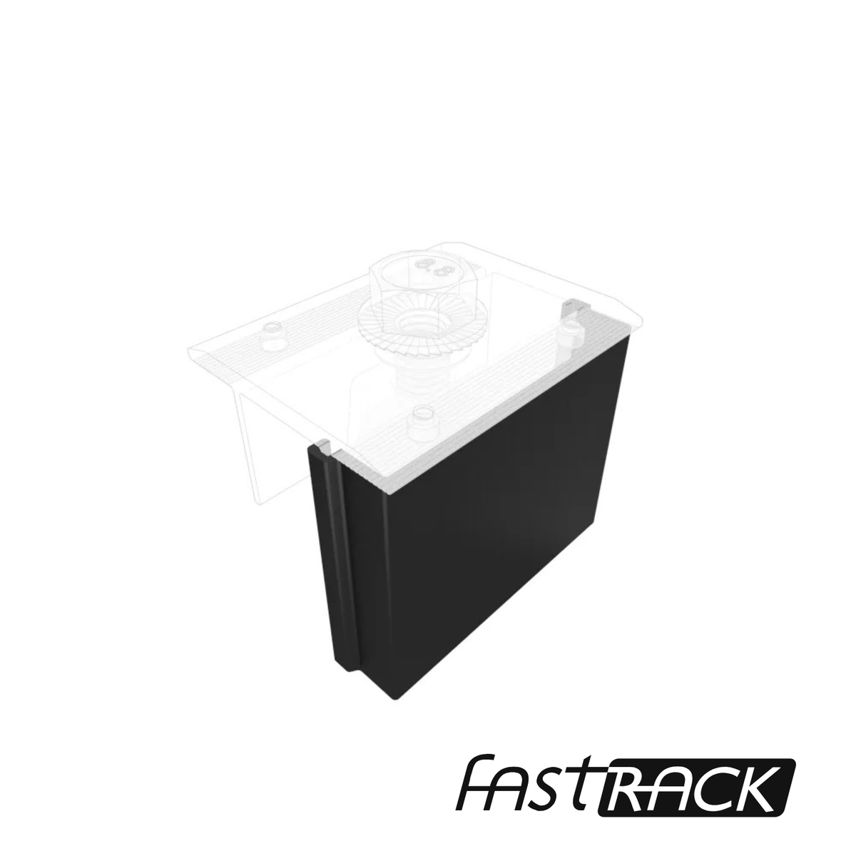 Pince de fin Click Lock Fast-Rack 40mm noire pour rail de panneau solaire